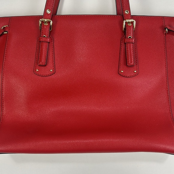 Michael Kors Large Red Tote Bag - Picture 9 of 10
